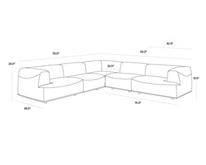 Darren Modular - comfortable chairs for relaxation | Image 8 | InSTYLE Home & Rugs