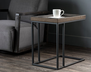 Arden C- Shaped Side Table - accent tables for living rooms | Image 3 | InSTYLE Home & Rugs