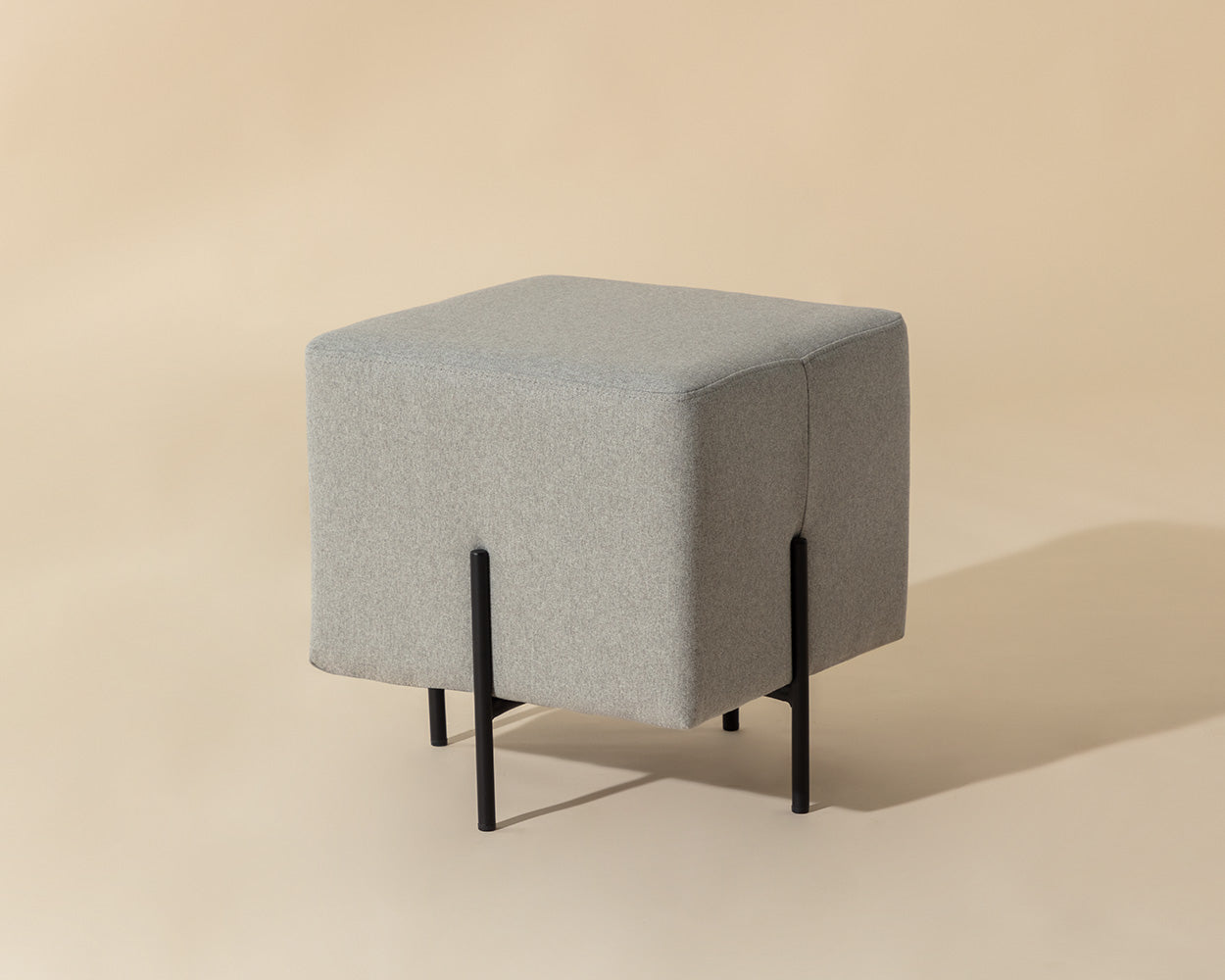 Heston Ottoman - chic ottomans for living rooms | Image 1 | InSTYLE Home & Rugs