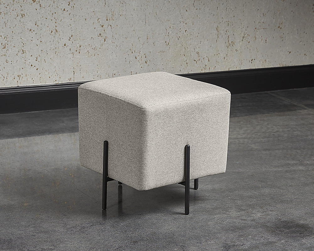 Heston Ottoman - chic ottomans for living rooms | Image 2 | InSTYLE Home & Rugs