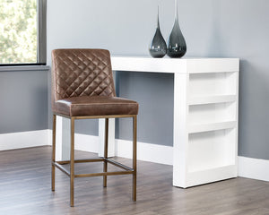 Leighland Counter Stool - sleek stools for kitchen bars | Image 11 | InSTYLE Home & Rugs