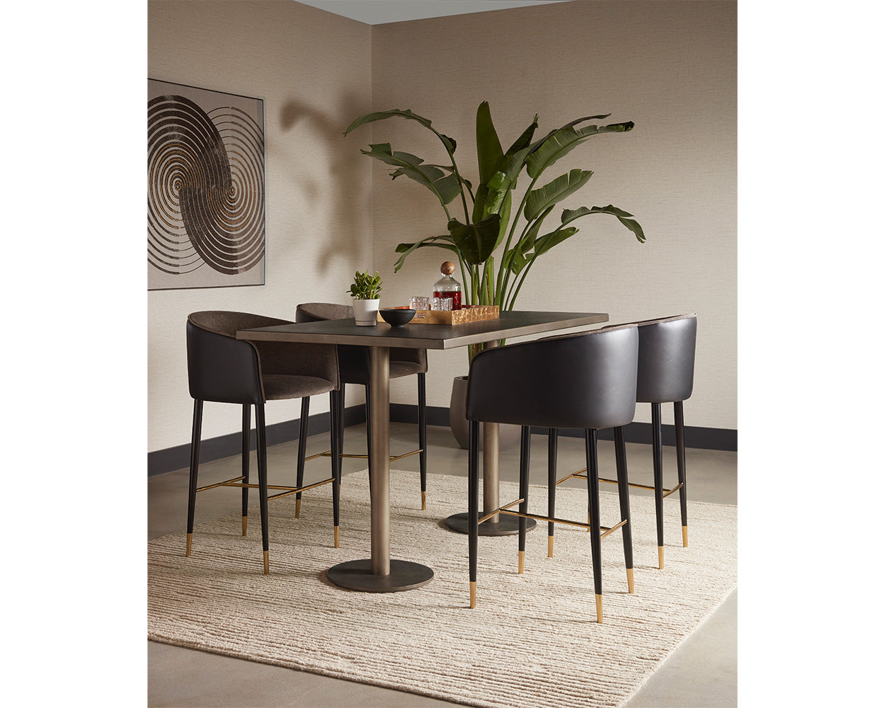 Asher Barstool - trendy stools for bars and kitchens | Image 2 | InSTYLE Home & Rugs