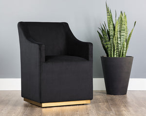Zane Wheeled Dining Armchair - comfortable dining experience | Image 17 | InSTYLE Home & Rugs