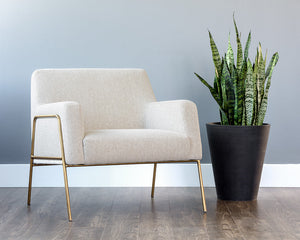 Cybil Lounge Chair - perfect for casual unwinding | Image 4 | InSTYLE Home & Rugs