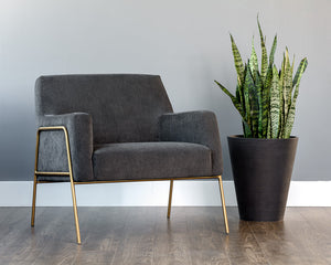 Cybil Lounge Chair - perfect for casual unwinding | Image 11 | InSTYLE Home & Rugs