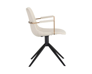 Cassius Swivel Dining Armchair - comfortable dining experience | Image 5 | InSTYLE Home & Rugs