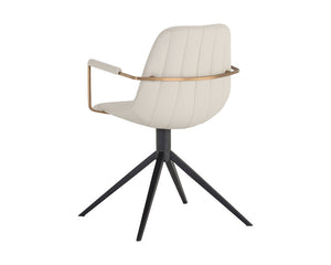 Cassius Swivel Dining Armchair - comfortable dining experience | Image 6 | InSTYLE Home & Rugs