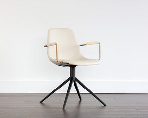 Cassius Swivel Dining Armchair - comfortable dining experience | Image 4 | InSTYLE Home & Rugs