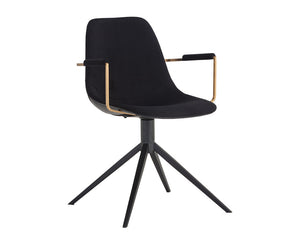 Cassius Swivel Dining Armchair - comfortable dining experience | Image 2 | InSTYLE Home & Rugs