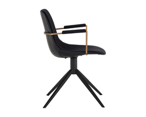 Cassius Swivel Dining Armchair - comfortable dining experience | Image 11 | InSTYLE Home & Rugs