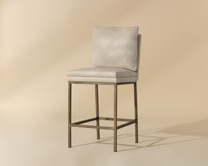 Paige Counter Stool - perfect for modern counters | Image 1 | InSTYLE Home & Rugs