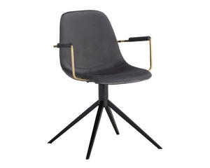 Cassius Swivel Dining Armchair - comfortable dining experience | Image 3 | InSTYLE Home & Rugs