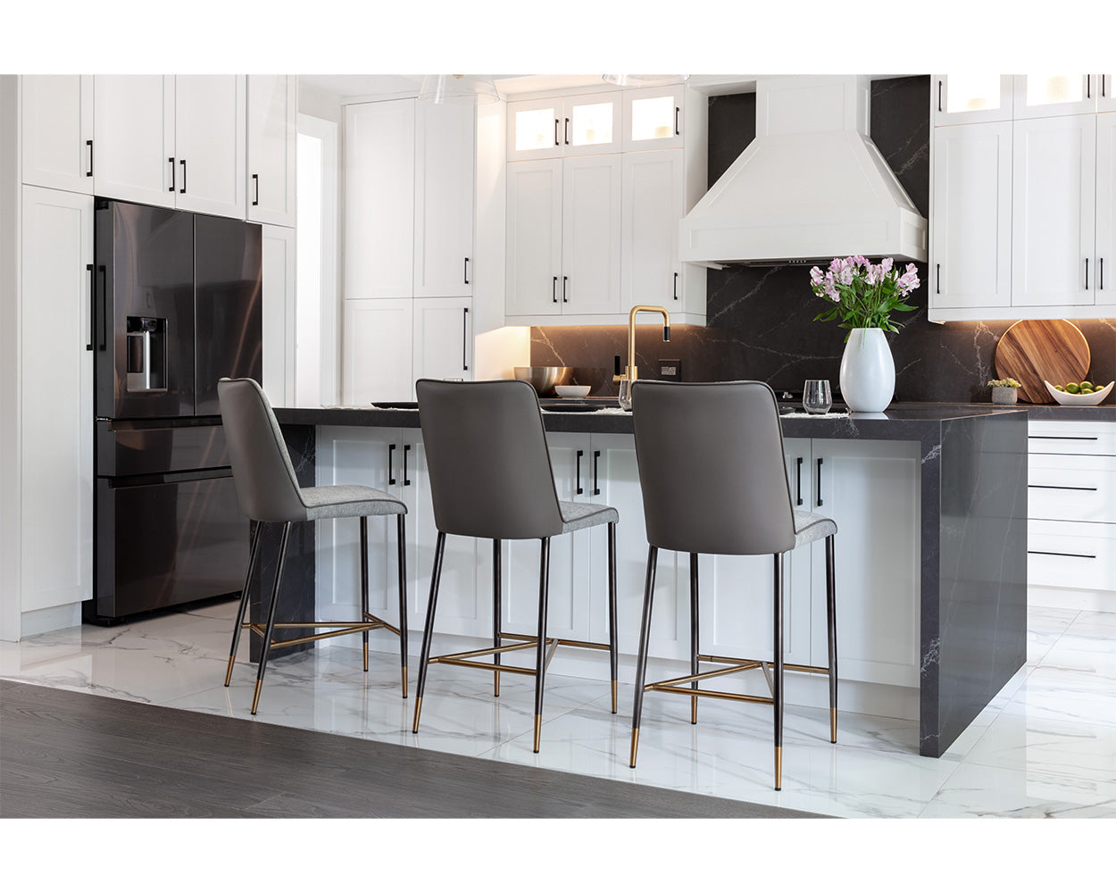 Klaus Counter Stool - sleek stools for kitchen bars | Image 2 | InSTYLE Home & Rugs