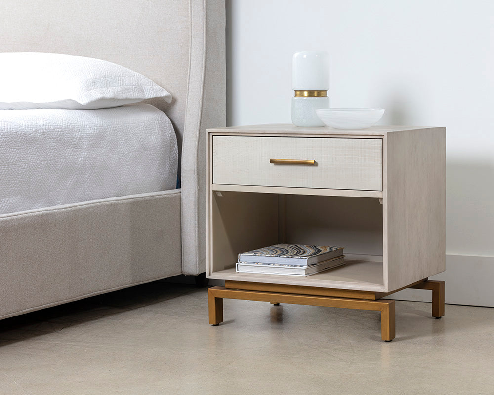Valencia Nightstand - modern storage for your bedside | Image 2 | InSTYLE Home & Rugs