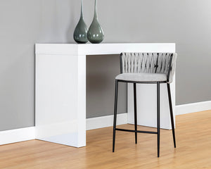 Sarai Counter Stool - perfect for modern counters | Image 3 | InSTYLE Home & Rugs