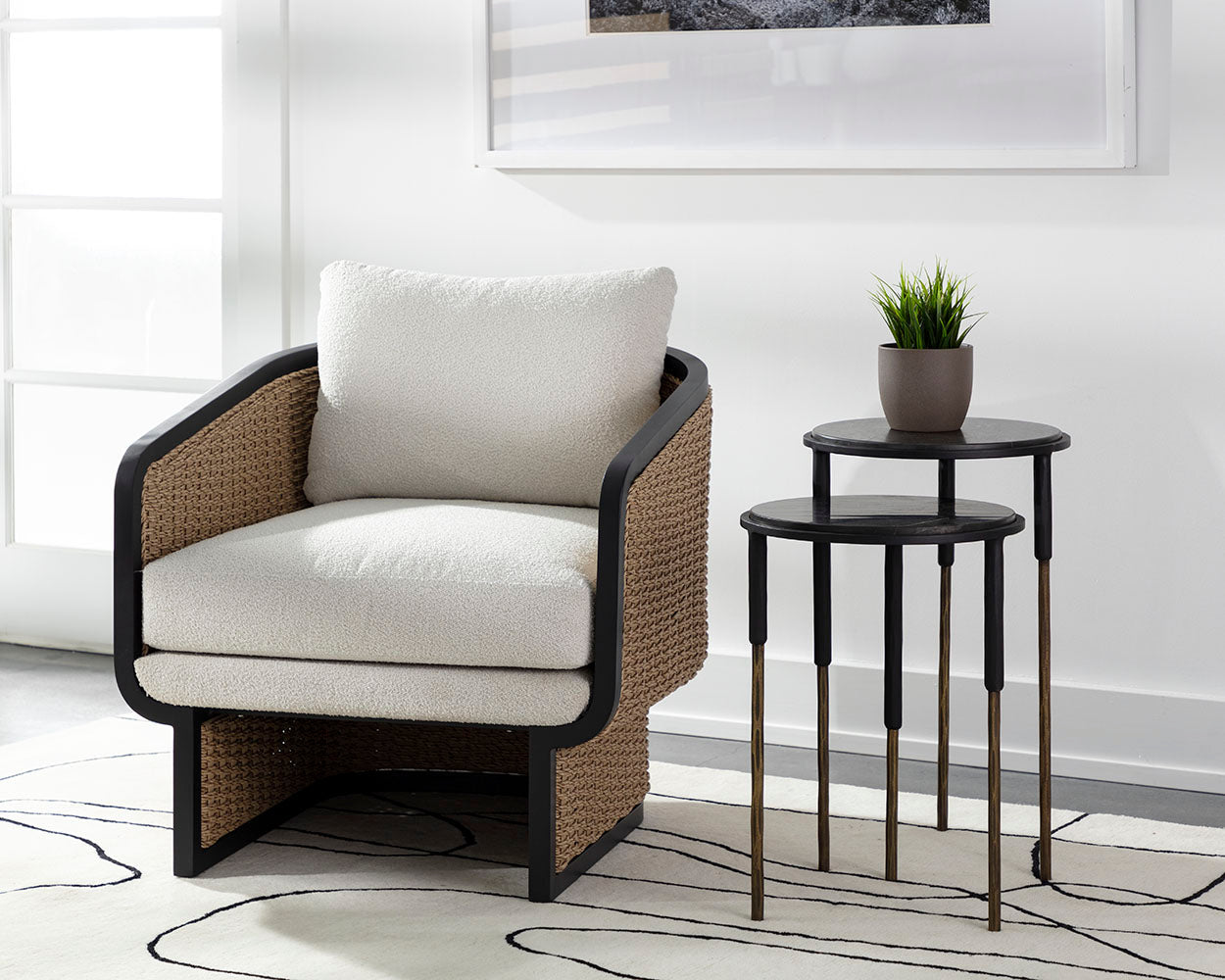 Kyrie Nesting End Tables (Set Of 2) - accent tables for living rooms | Image 2 | InSTYLE Home & Rugs