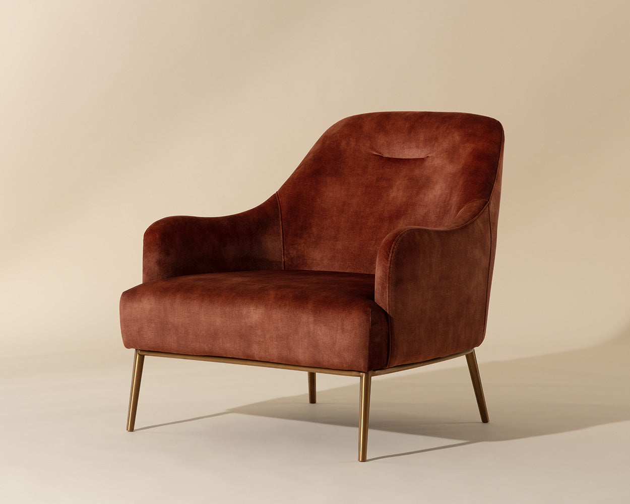Cameron Lounge Chair - perfect for casual unwinding | Image 1 | InSTYLE Home & Rugs