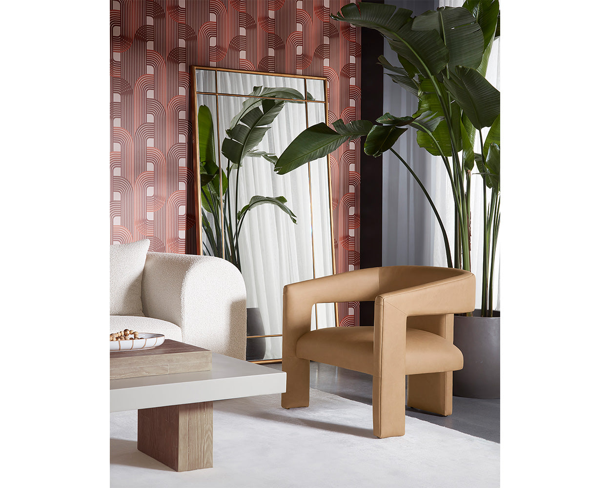 Pasadena Floor Mirror - perfect mirrors for living spaces | Image 2 | InSTYLE Home & Rugs