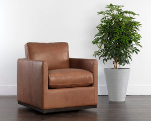 Portman Swivel Lounge Chair - comfortable chairs for relaxation | Image 4 | InSTYLE Home & Rugs