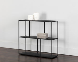Eiffel Low Bookcase - slim tables for entryways | Image 3 | InSTYLE Home & Rugs