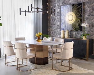 Rayla Dining Armchair - elegant seating for dining areas | Image 13 | InSTYLE Home & Rugs