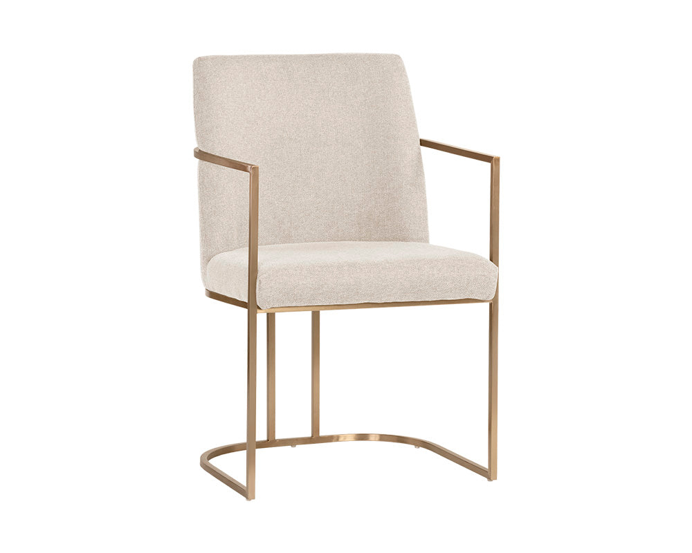 Rayla Dining Armchair - elegant seating for dining areas | Image 2 | InSTYLE Home & Rugs