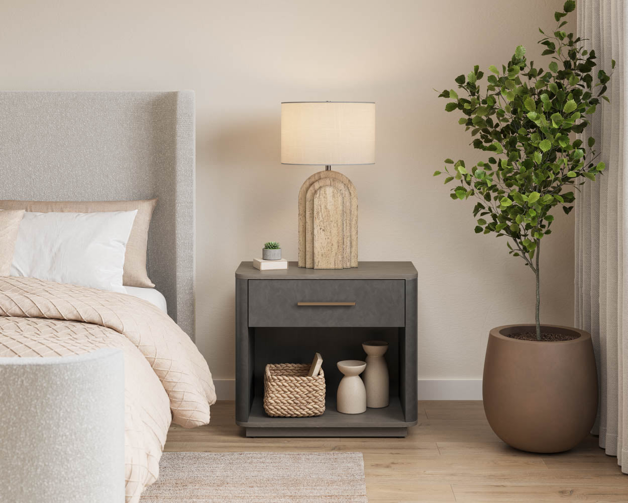 Altman Nightstand - functional nightstands for bedrooms | Image 2 | InSTYLE Home & Rugs