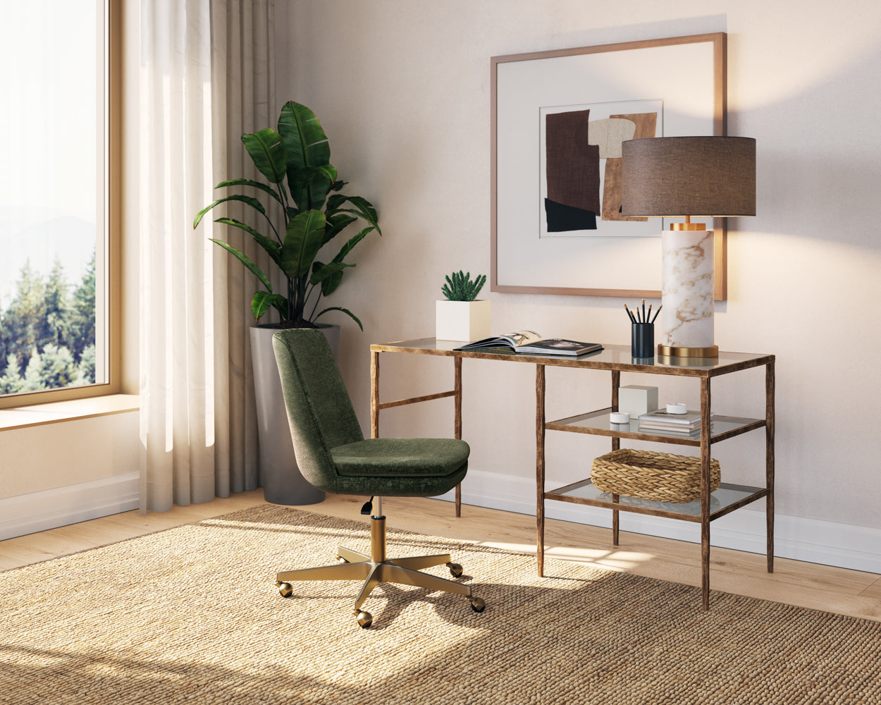 Bruna Desk - stylish desks for modern spaces | Image 2 | InSTYLE Home & Rugs