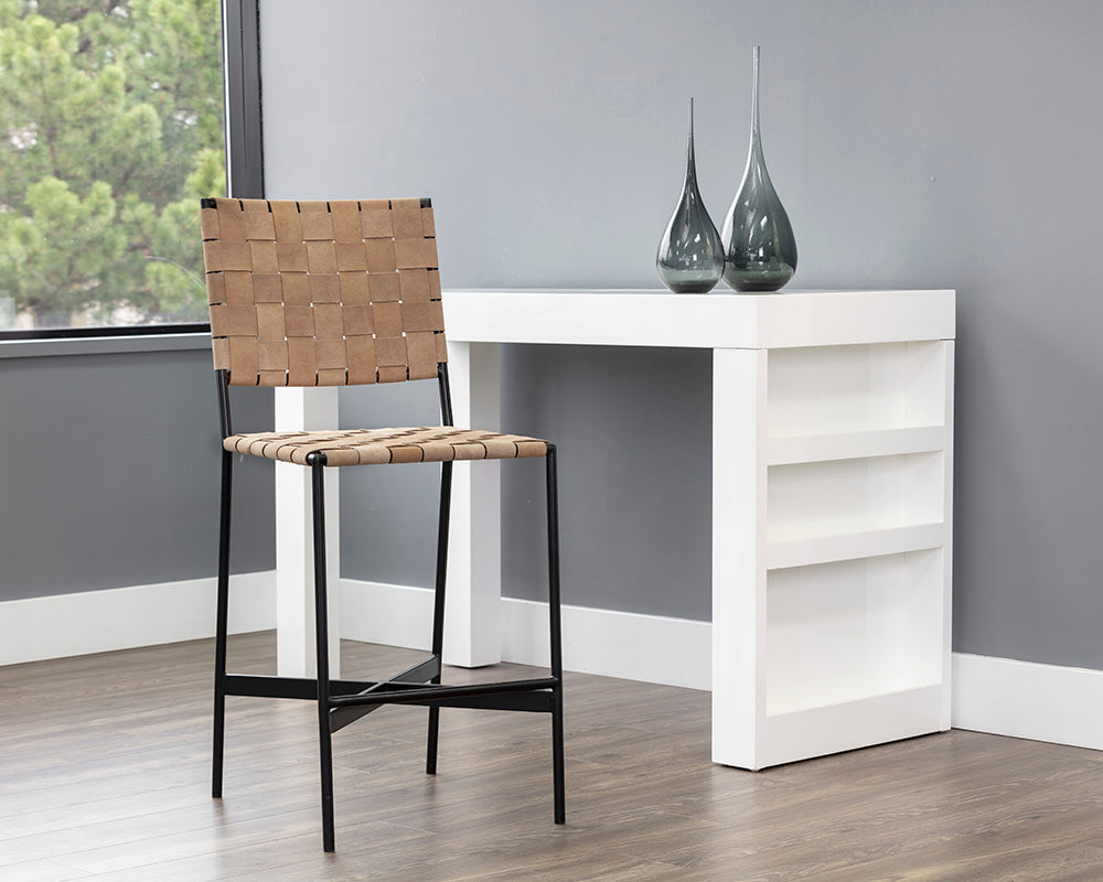 Omari Counter Stool - sleek stools for kitchen bars | Image 2 | InSTYLE Home & Rugs