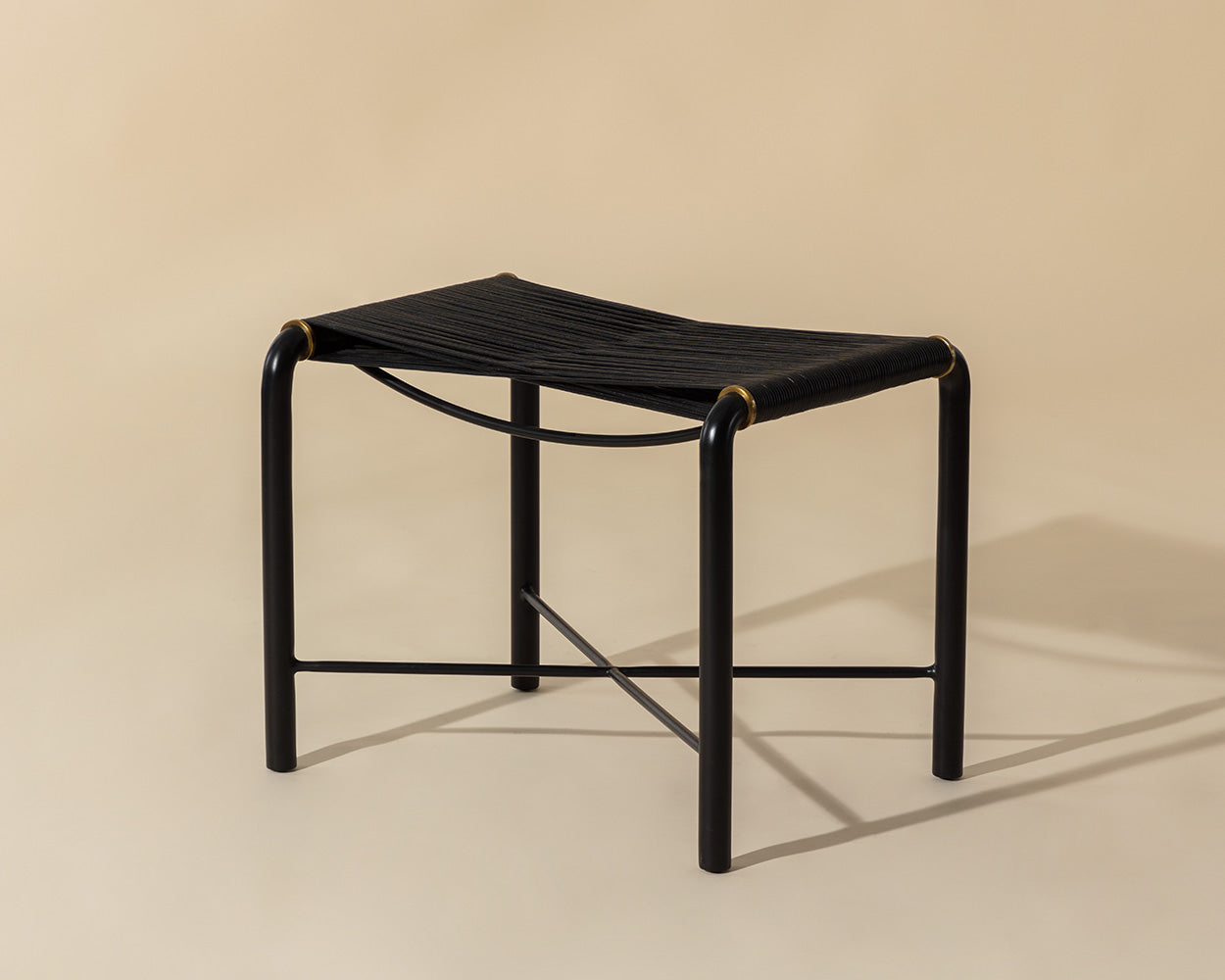 Riz Stool - chic ottomans for living rooms | Image 1 | InSTYLE Home & Rugs