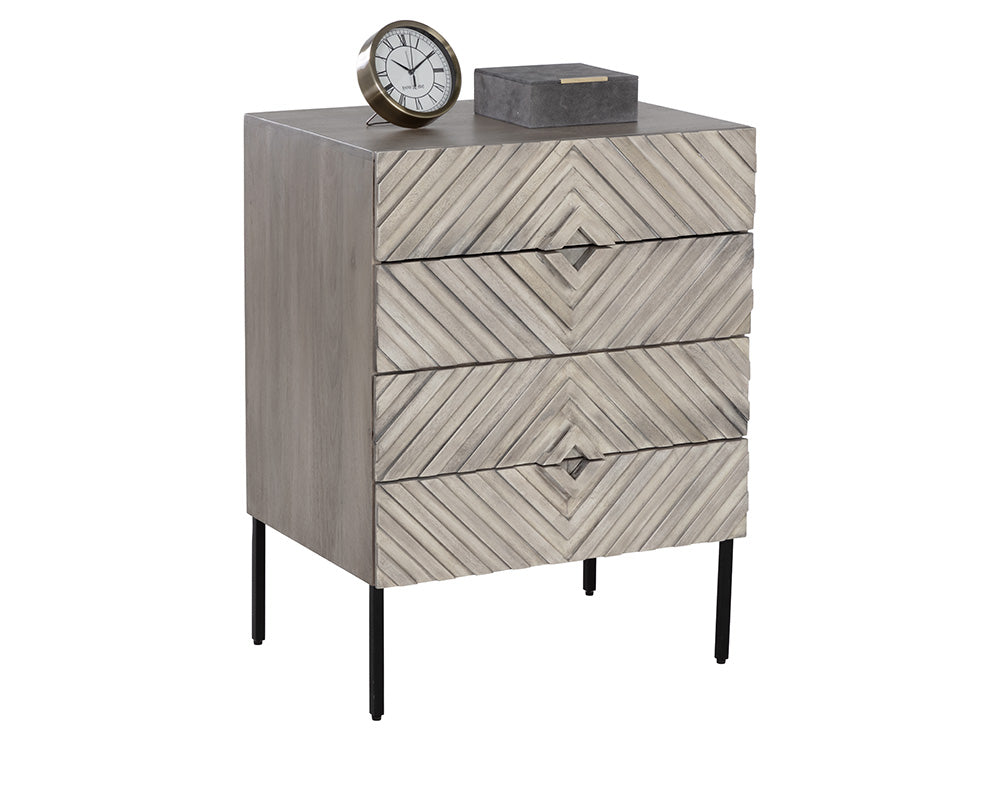 Noemi Nightstand - modern storage for your bedside | Image 1 | InSTYLE Home & Rugs