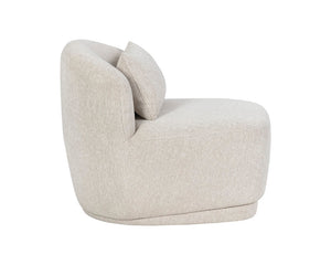 Soraya Swivel Armless Chair - comfortable chairs for relaxation | Image 6 | InSTYLE Home & Rugs