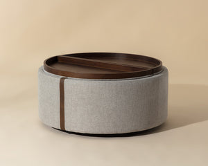 Borelli Wheeled Storage Ottoman - chic ottomans for living rooms | Image 11 | InSTYLE Home & Rugs