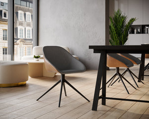 Mccoy Swivel Dining Chair - comfortable dining experience | Image 3 | InSTYLE Home & Rugs