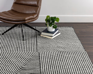 Serene Hand-woven Rug - elegant rugs for living spaces | Image 3 | InSTYLE Home & Rugs