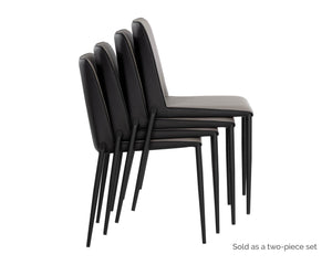 Renee Stackable Dining Chair - stylish chairs for any table | Image 4 | InSTYLE Home & Rugs