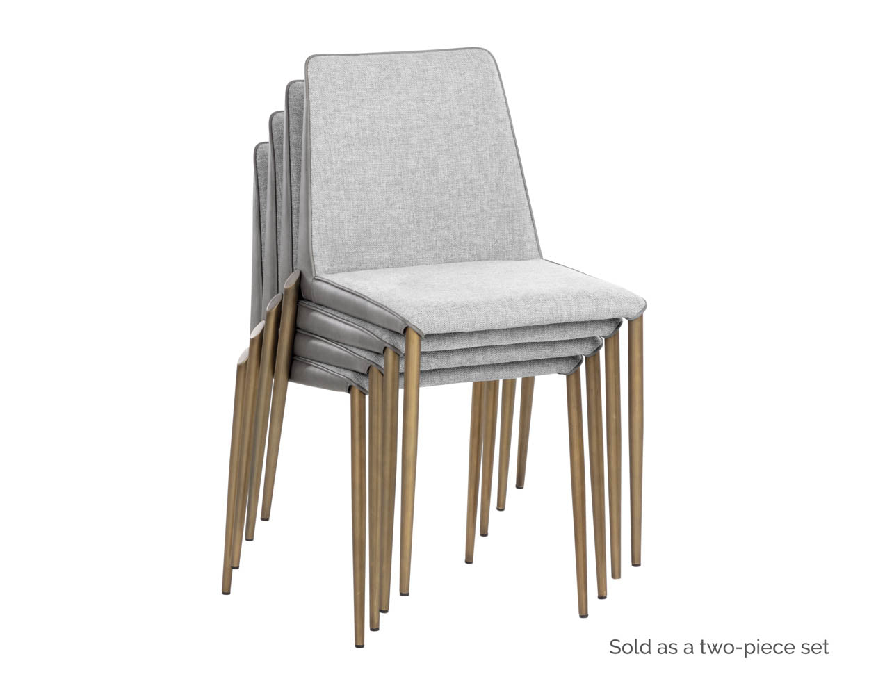 Renee Stackable Dining Chair - stylish chairs for any table | Image 3 | InSTYLE Home & Rugs