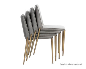 Renee Stackable Dining Chair - stylish chairs for any table | Image 4 | InSTYLE Home & Rugs