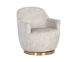 Casey Swivel Lounge Chair - comfortable chairs for relaxation | Image 3 | InSTYLE Home & Rugs