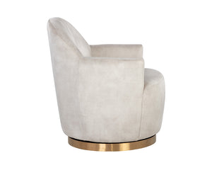 Casey Swivel Lounge Chair - comfortable chairs for relaxation | Image 20 | InSTYLE Home & Rugs