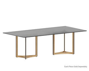 Mendoza Dining Table Base (Set Of 2) - perfect for family meals | Image 4 | InSTYLE Home & Rugs