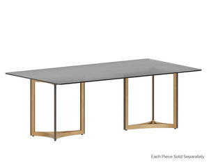 Mendoza Dining Table Base (Set Of 2) - perfect for family meals | Image 5 | InSTYLE Home & Rugs