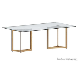 Mendoza Dining Table Base (Set Of 2) - perfect for family meals | Image 6 | InSTYLE Home & Rugs