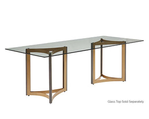 Mendoza Dining Table Base (Set Of 2) - perfect for family meals | Image 8 | InSTYLE Home & Rugs