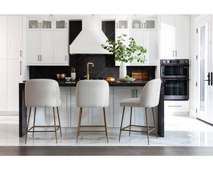 Kelty Counter Stool - sleek stools for kitchen bars | Image 3 | InSTYLE Home & Rugs
