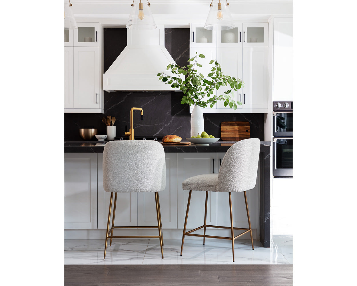 Kelty Counter Stool - sleek stools for kitchen bars | Image 2 | InSTYLE Home & Rugs