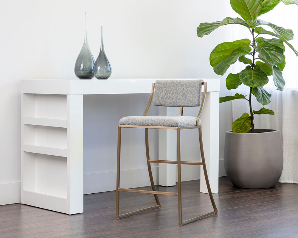 Makena Counter Stool - perfect for modern counters | Image 2 | InSTYLE Home & Rugs