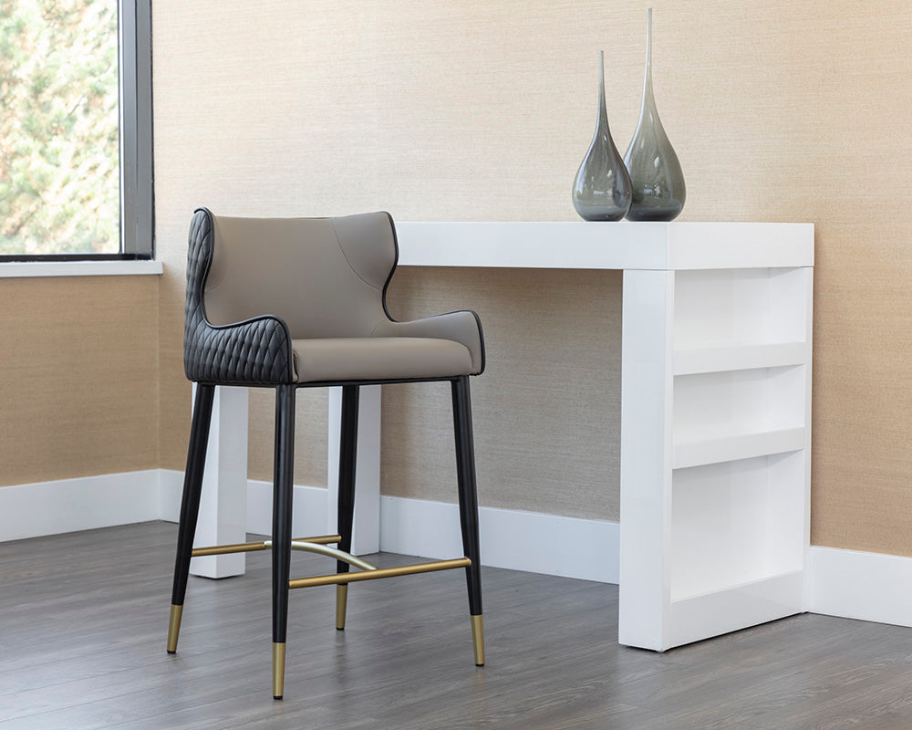 Gianni Counter Stool - perfect for modern counters | Image 2 | InSTYLE Home & Rugs