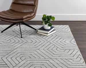 Mazey Hand-loomed Rug - soft rugs for cozy interiors | Image 7 | InSTYLE Home & Rugs