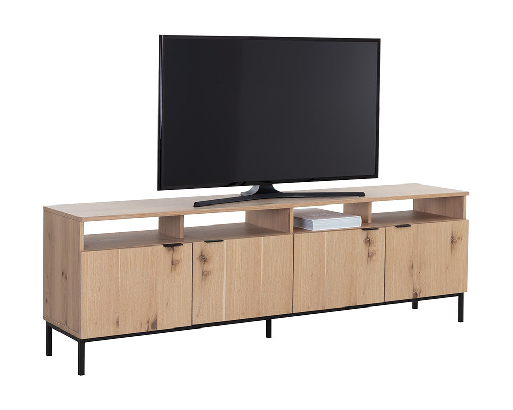 Ambrose Modular Media Console And Cabinet - available in various materials and finishes | Image 2 | InSTYLE Home & Rugs